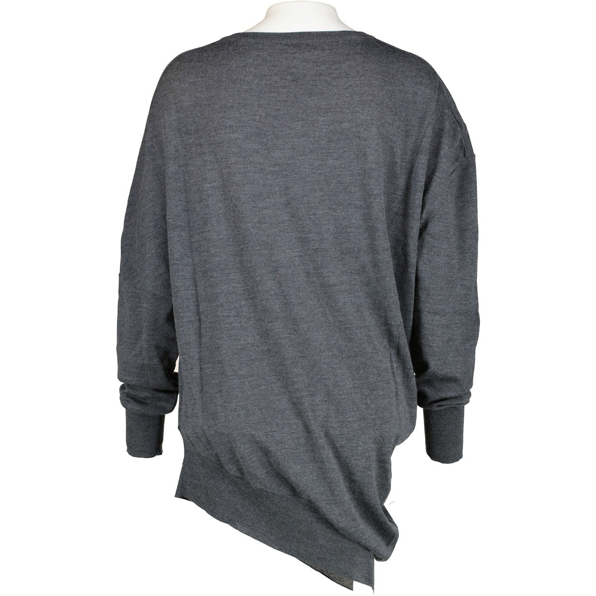 Pull asymétrique en maille Balenciaga gris - Taille 38