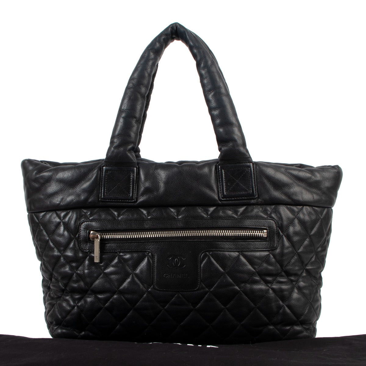 Chanel Black Coco CoCoon Leather Shoulder Bag