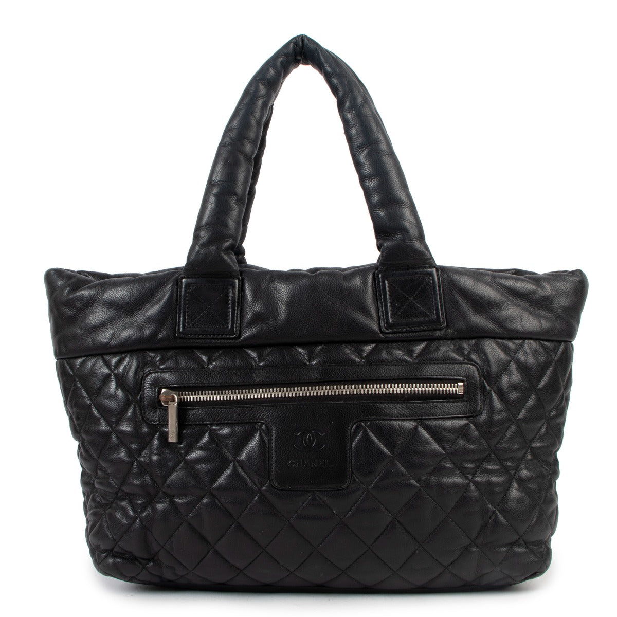 Chanel Black Coco CoCoon Leather Shoulder Bag