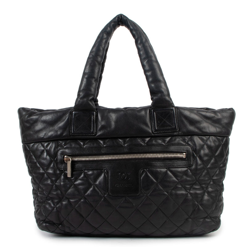 Chanel Black Coco CoCoon Leather Shoulder Bag