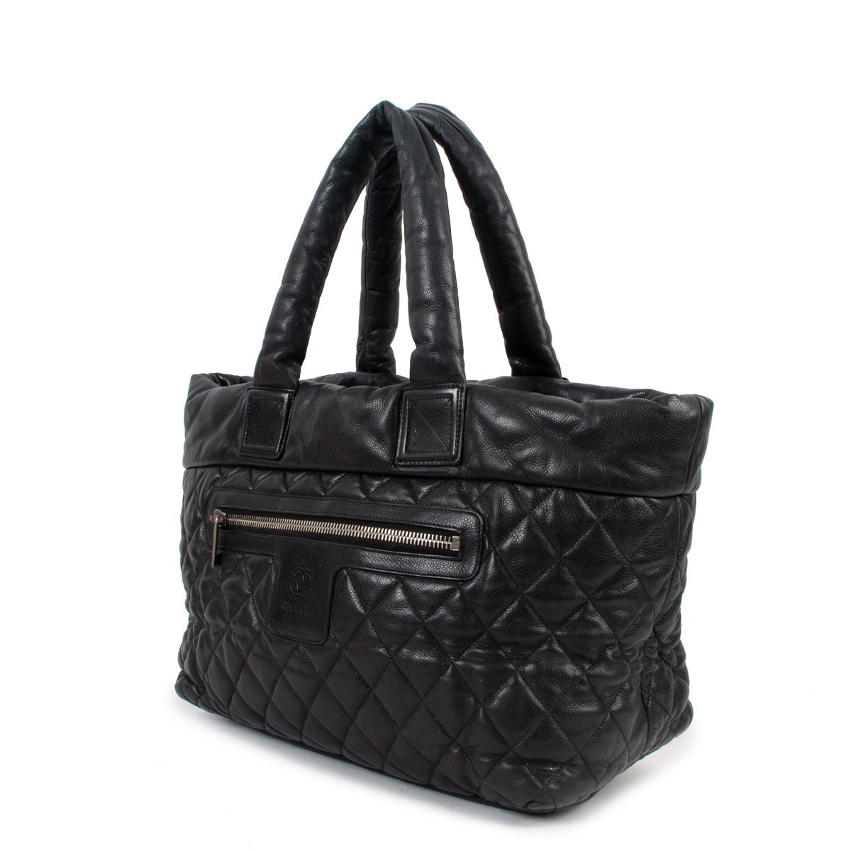 Chanel Black Coco CoCoon Leather Shoulder Bag