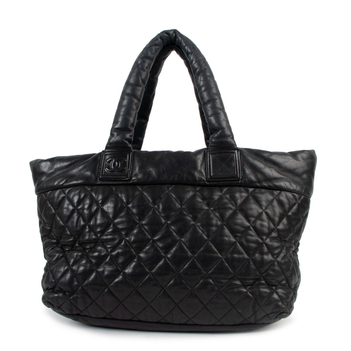 Chanel Black Coco CoCoon Leather Shoulder Bag