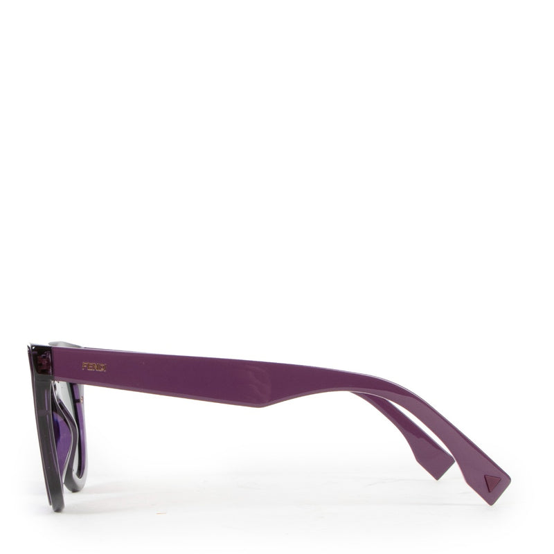 Fendi FF0196 Violet KEO Round Sunglasses
