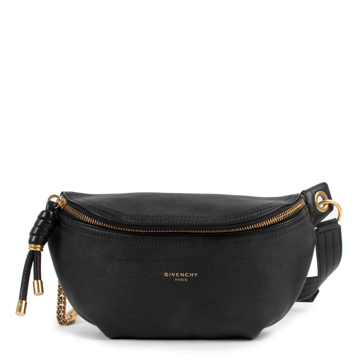 Givenchy Black Whip Mini Belt Bag