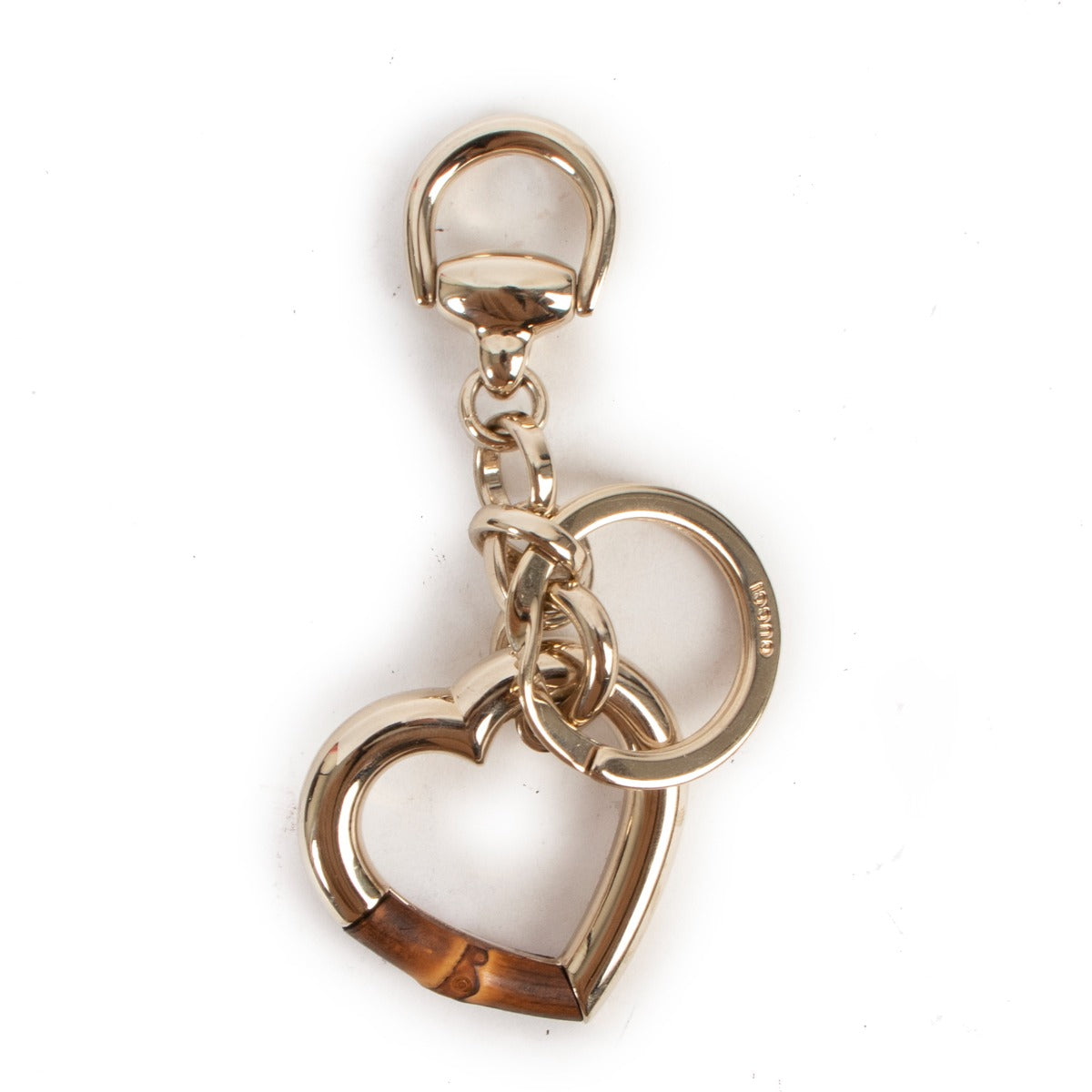 Shop safe online at Labellov in Antwerp this 100% authentic second hand Gucci Silver Heart Keychain