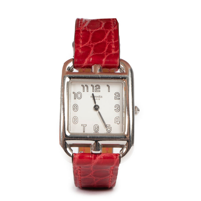 Hermès Cape Cod 23 Alligator Watch