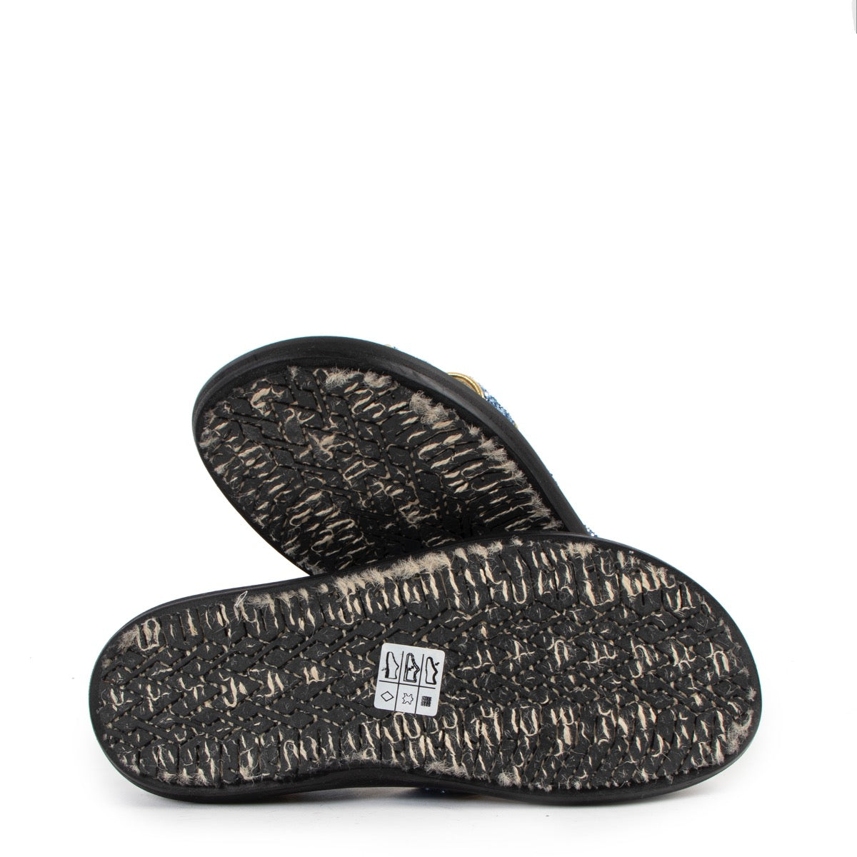 Shop safe online at Labellov in Antwerp these 100% authentic second hand as new Marni Blue Glitter Butterfly Sandals - Size 36,5