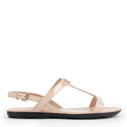 Prada Nude Patent Leather Open Sandals