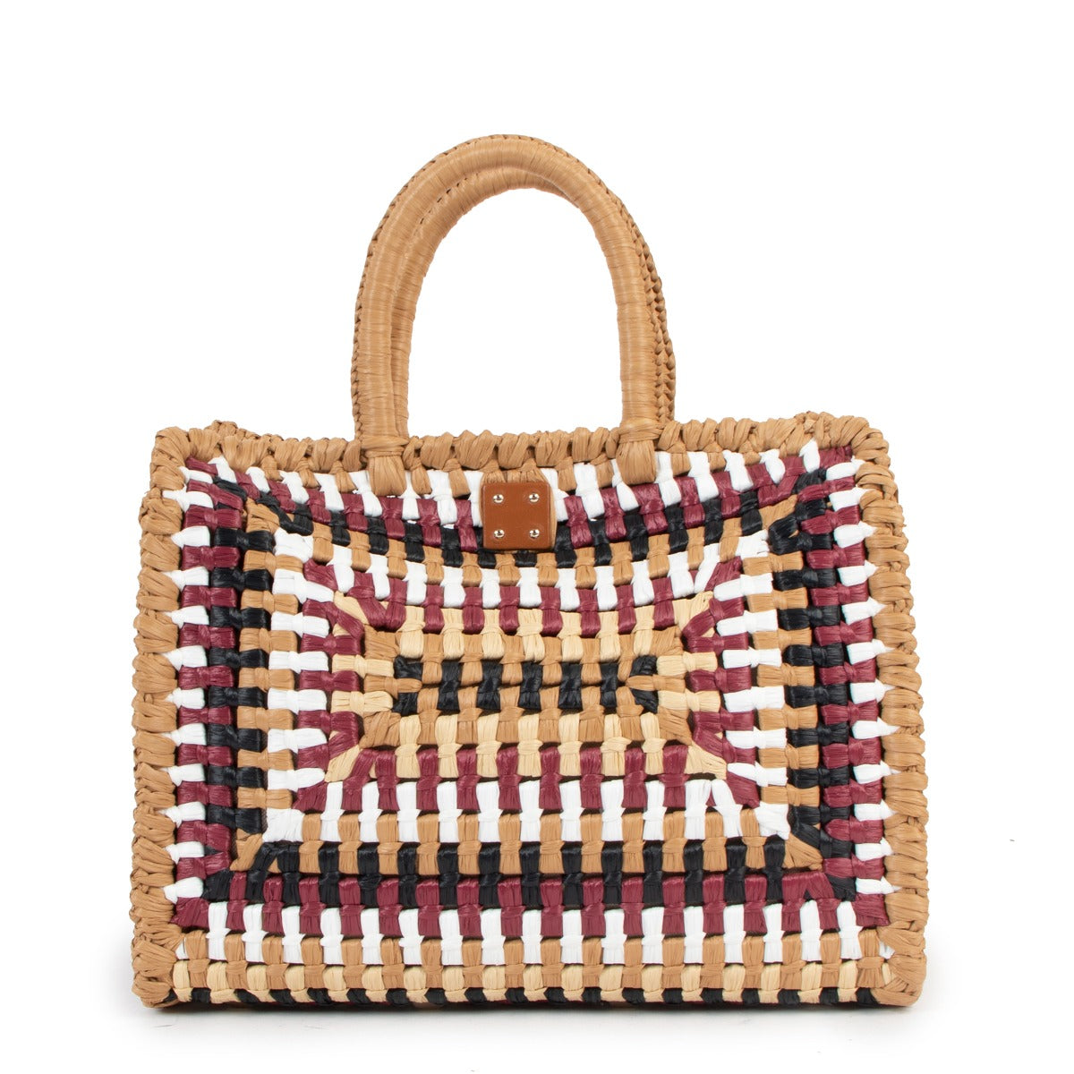 Salvatore Ferragamo Intreccio Multicolor Studio Box Bag