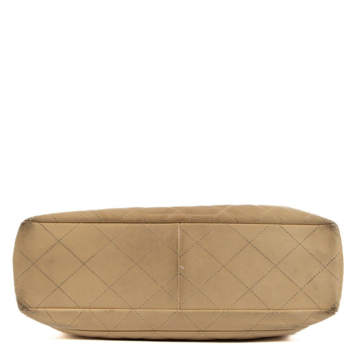 Shop 100% authentic second-hand Chanel Beige Black Classic Flap Bag on Labellov.com