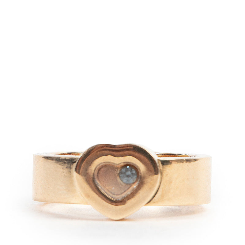 Chopard Diamanten/Geelgouden Happy Ring - Maat 56