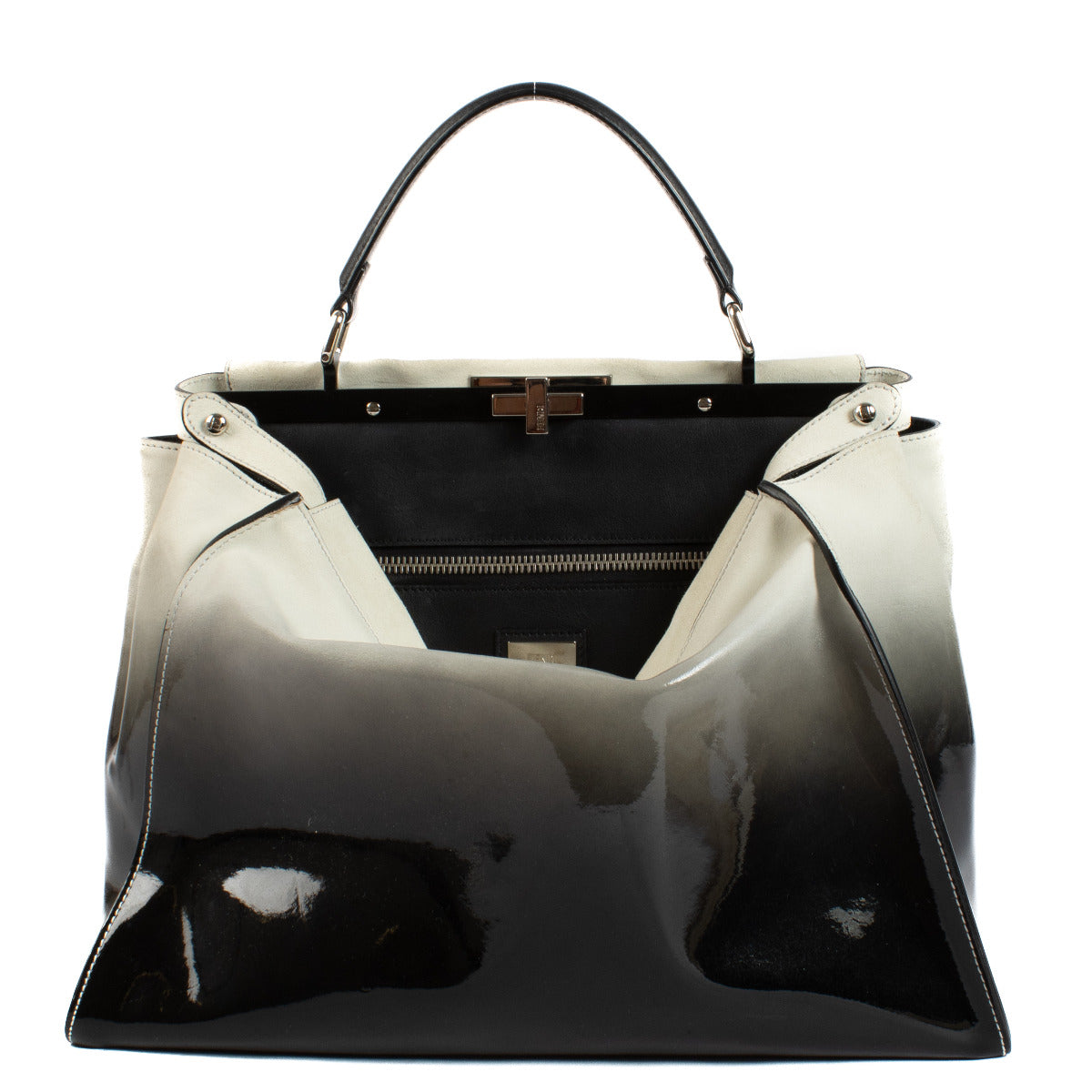 Fendi Ombre Patent Leather Peekaboo Large Bag