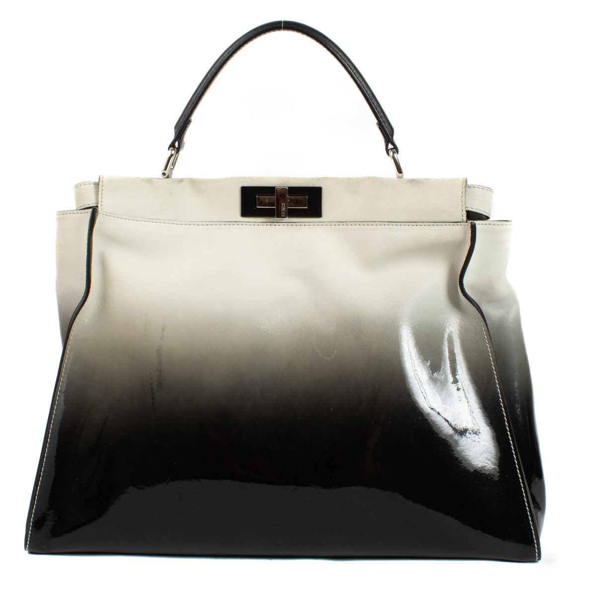 Fendi Ombre Patent Leather Peekaboo Large Bag