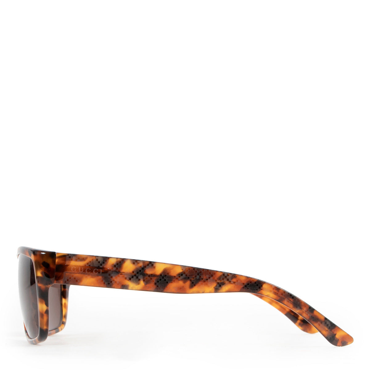 Lunettes de soleil Gucci écaille de tortue marron