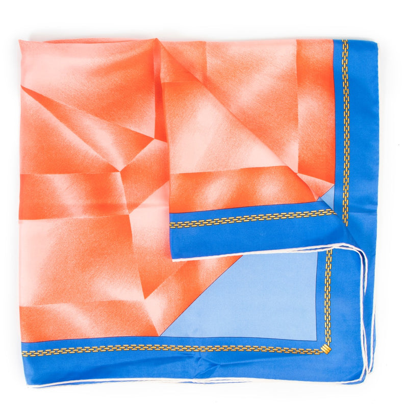 Shop online authentic Must de Cartier multicolour scarf 100% silk.