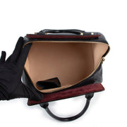 Shop online authentic second hand Delvaux Black Coquin Top Handle Bag at the right price.