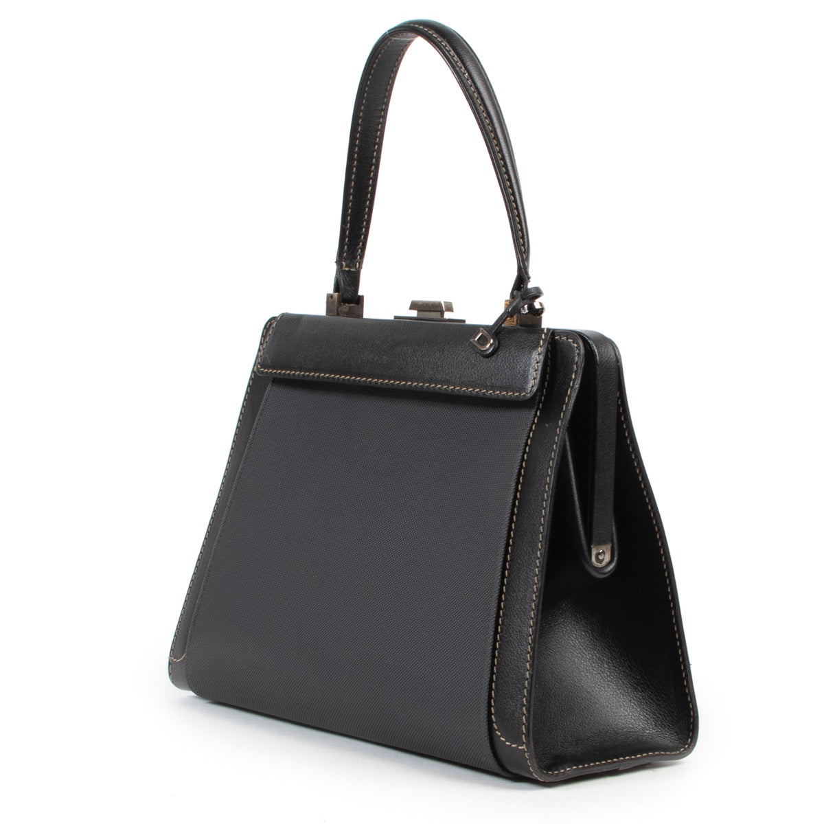shop safe online limited Delvaux Black Illusion Top Handle Bag