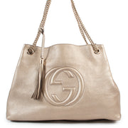 shop safe online Very good preloved condition Gucci Soho Large Shopper Bag