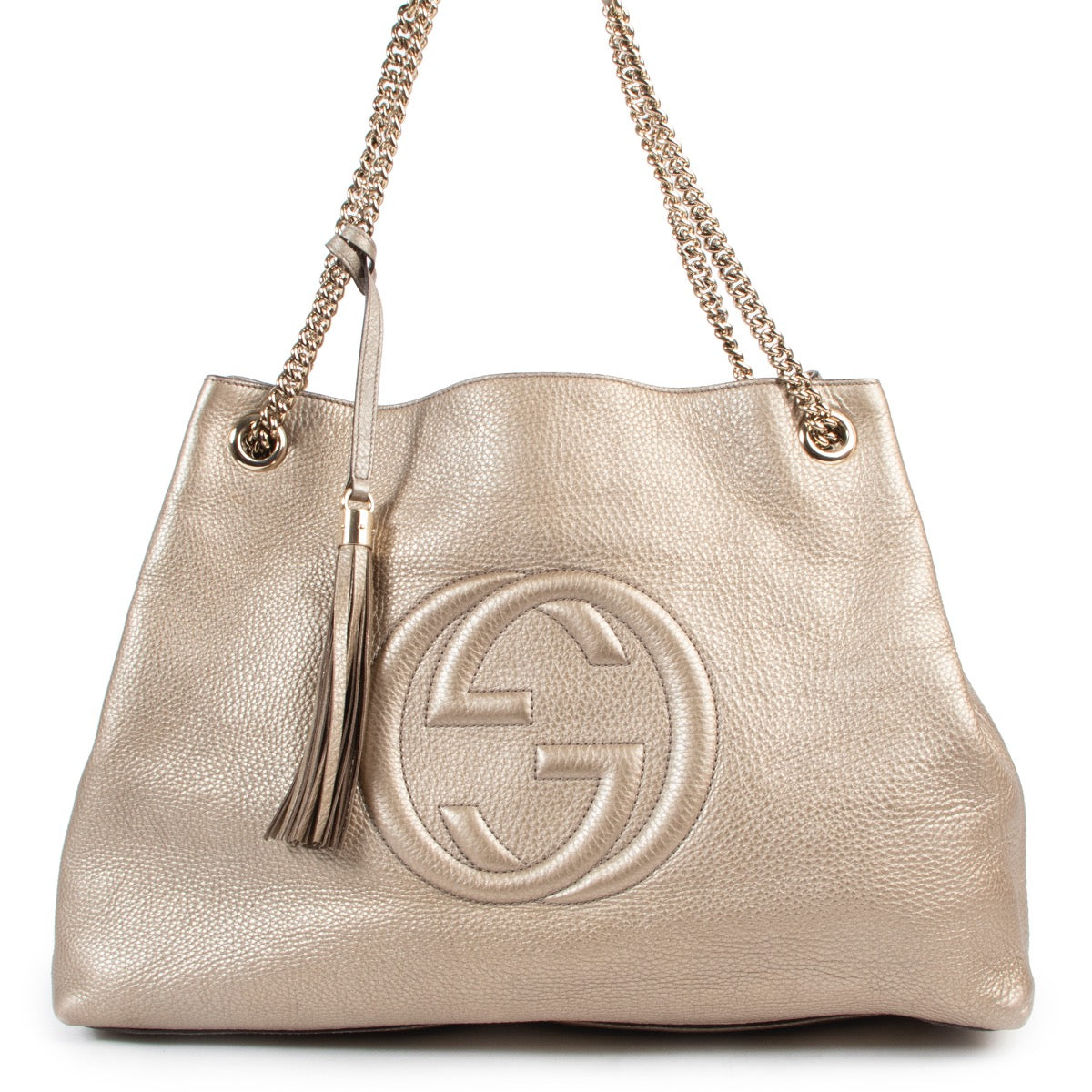 shop safe online Very good preloved condition Gucci Soho Large Shopper Bag