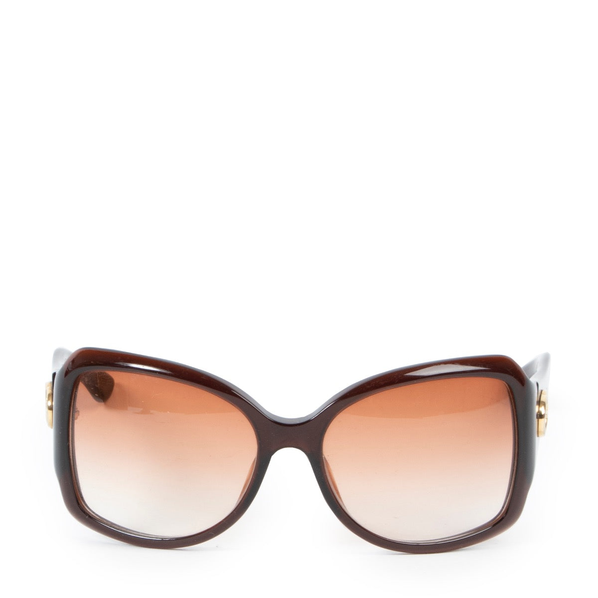 Shop safe online second hand Gucci Brown Sunglasses.