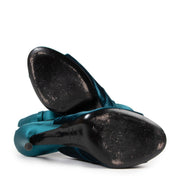 Veilig online kopen van tweedehands blauwe tom ford pumps in suede maat 38.