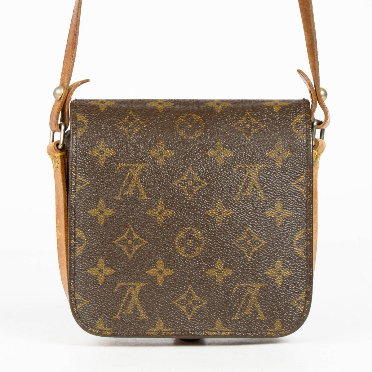 Authentic pre-loved Louis Vuitton Monogram Cartouchière PM Crossbody Bag on Labellov.com