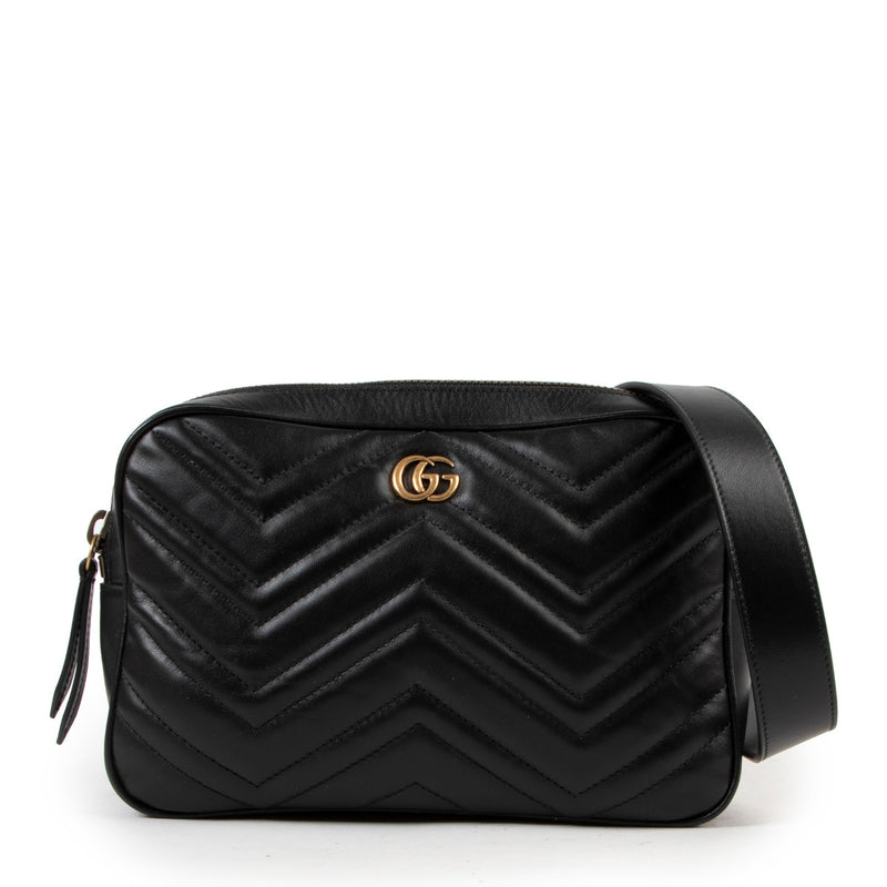 Gucci Black Marmont Belt Bag
