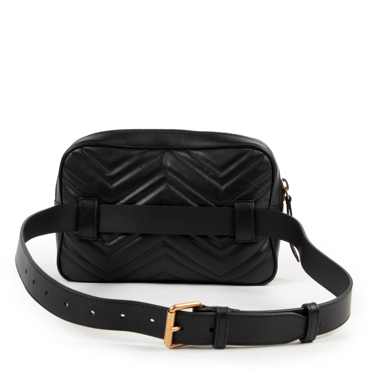 Gucci Zwarte Marmont Riemtas