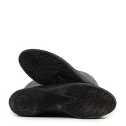 tweedehands Gucci Black Flat Leather Boots - size 40