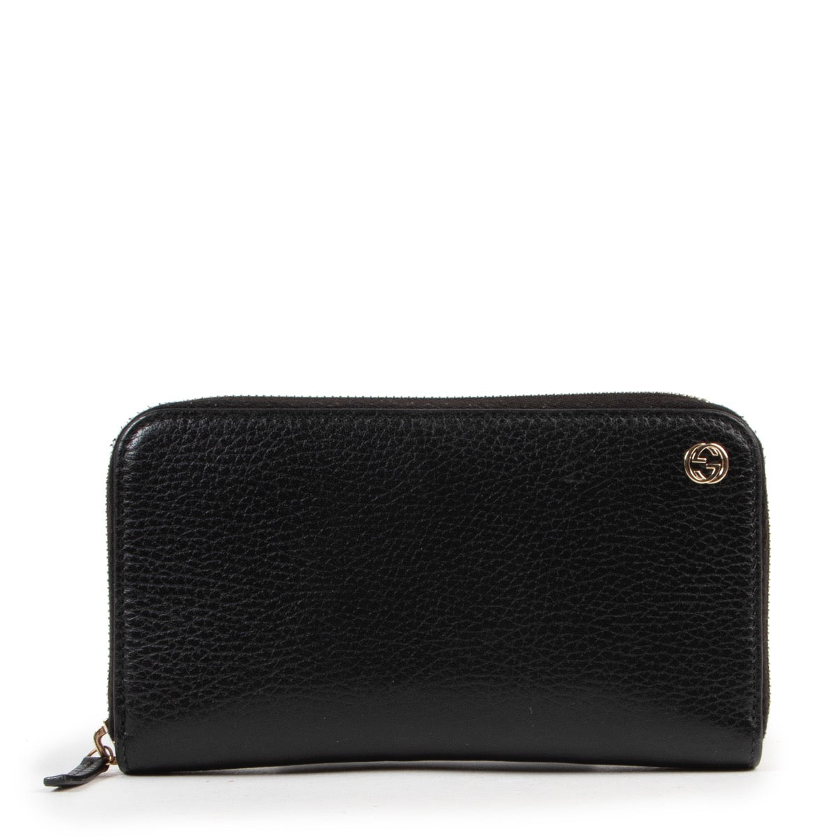 shop safe online Gucci Black Zip Wallet