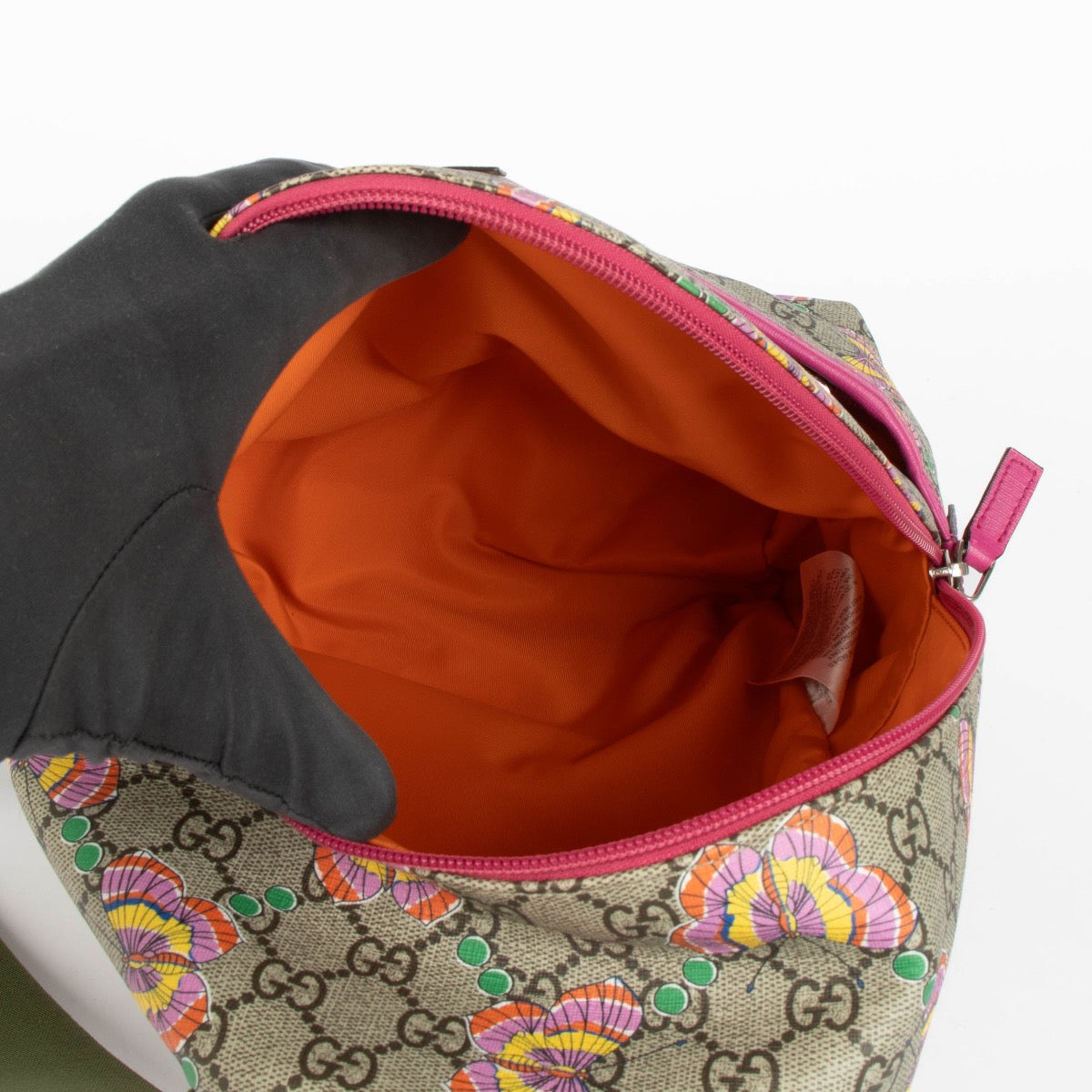 Shop this 100% authentic Gucci Children's GG Supreme Butterfly Backpack at Labellov.com
