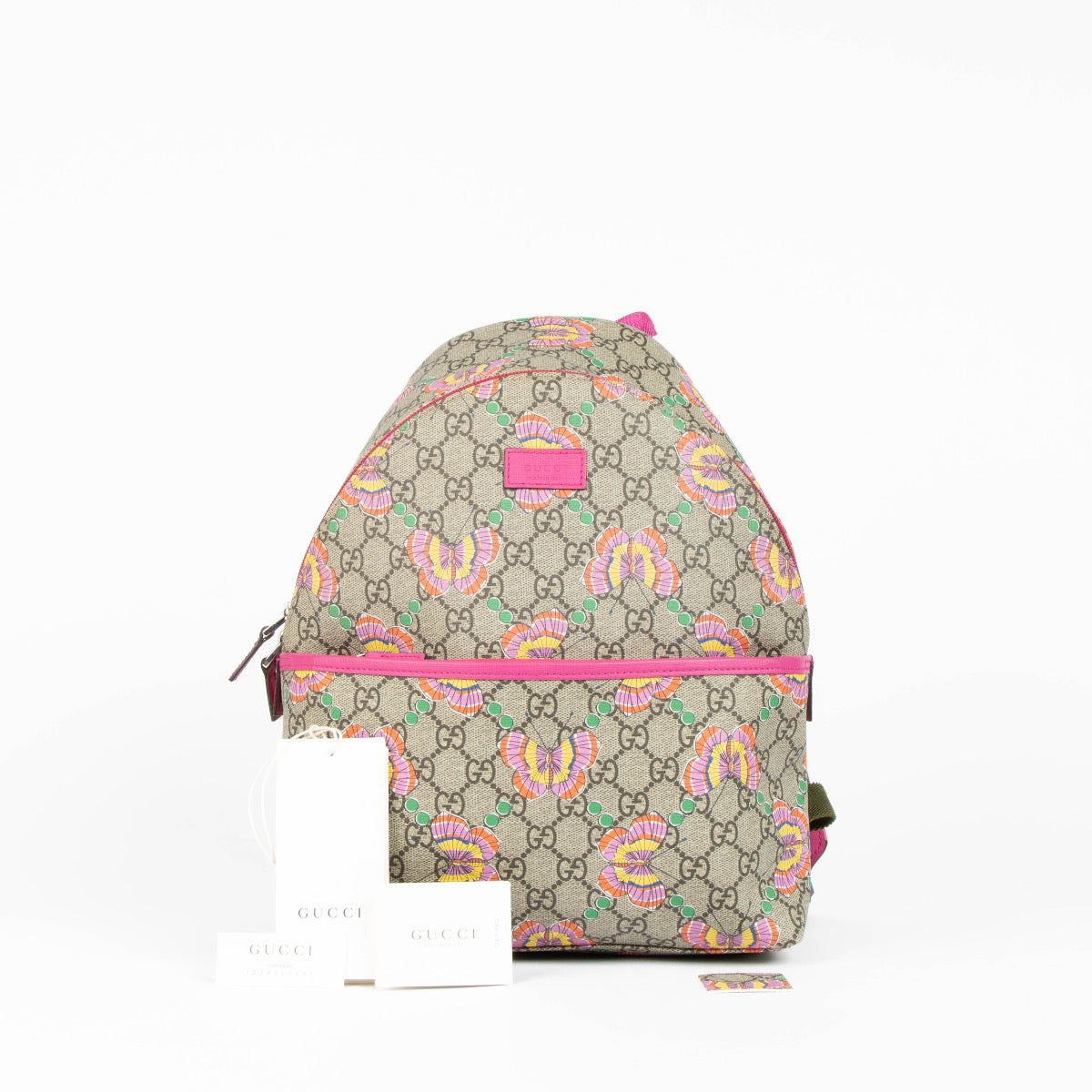 Shop this 100% authentic Gucci Children's GG Supreme Butterfly Backpack at Labellov.com