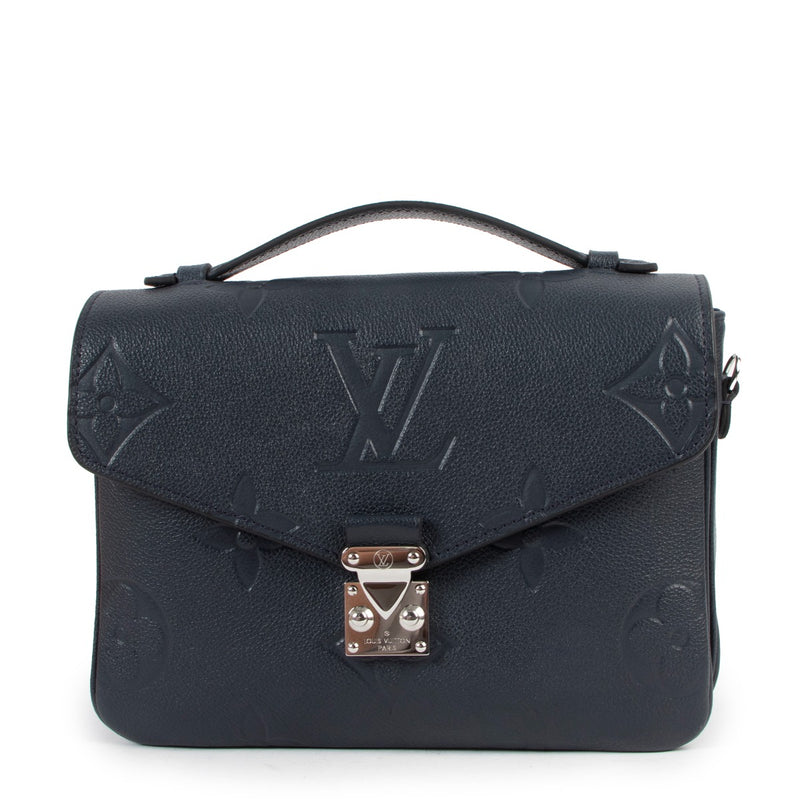 Louis Vuitton Pochette Métis Navy Nacre Giant Monogram