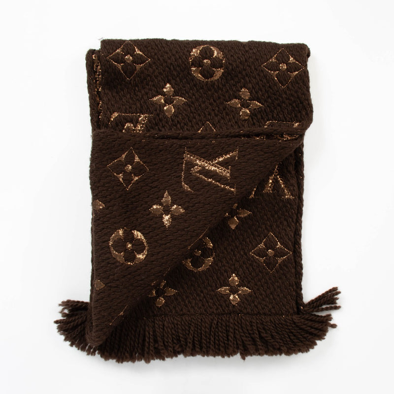 Louis Vuitton Bruine Logomania Sjaal