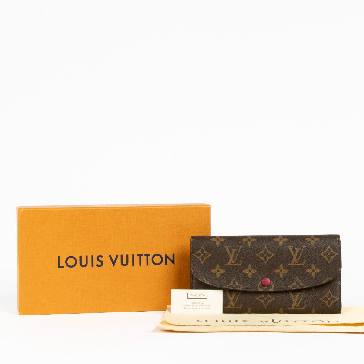 Authentic pre-loved Louis Vuitton Monogram Canvas Emilie Wallet on Labellov.com