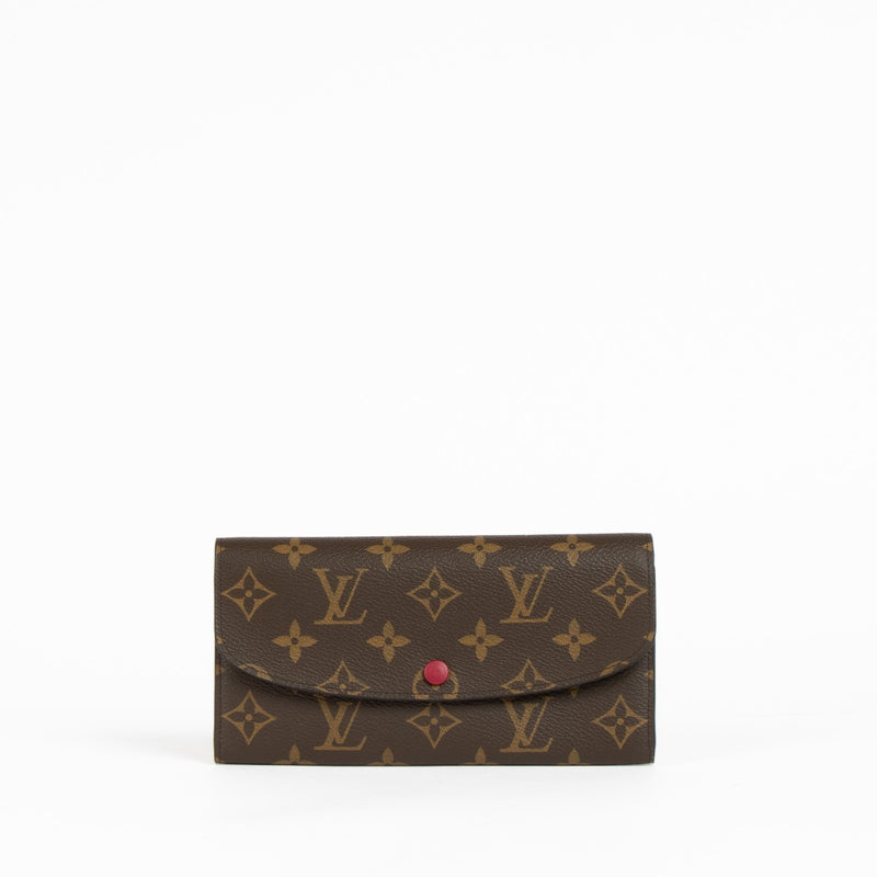 Authentic pre-loved Louis Vuitton Monogram Canvas Emilie Wallet on Labellov.com