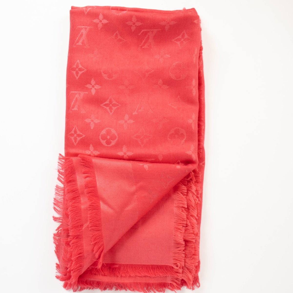 Shop this 100% authentic Louis Vuitton Hot Pink Classic Shawl at Labellov.com