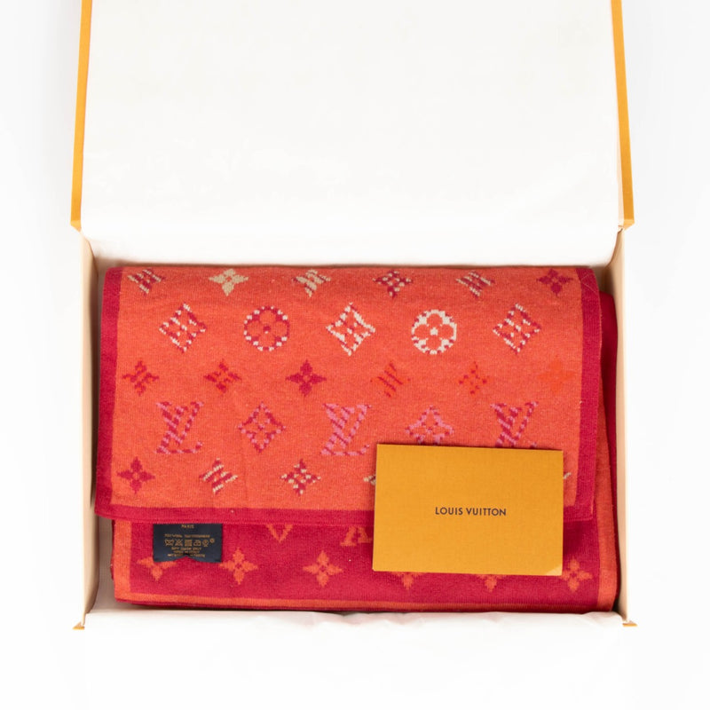 Écharpe Monogram Rose Pop Louis Vuitton