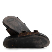 Shop online authentic second hand Louis Vuitton Monogram World Tour Mules in size 40.