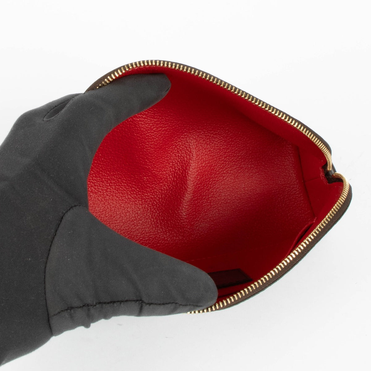 Shop this 100% authentic Louis Vuitton Damier Ebene Cosmetic Pouch PM at Labellov.com