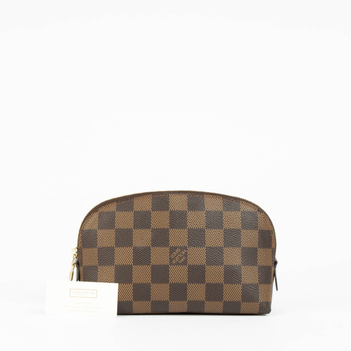 Shop this 100% authentic Louis Vuitton Damier Ebene Cosmetic Pouch PM at Labellov.com