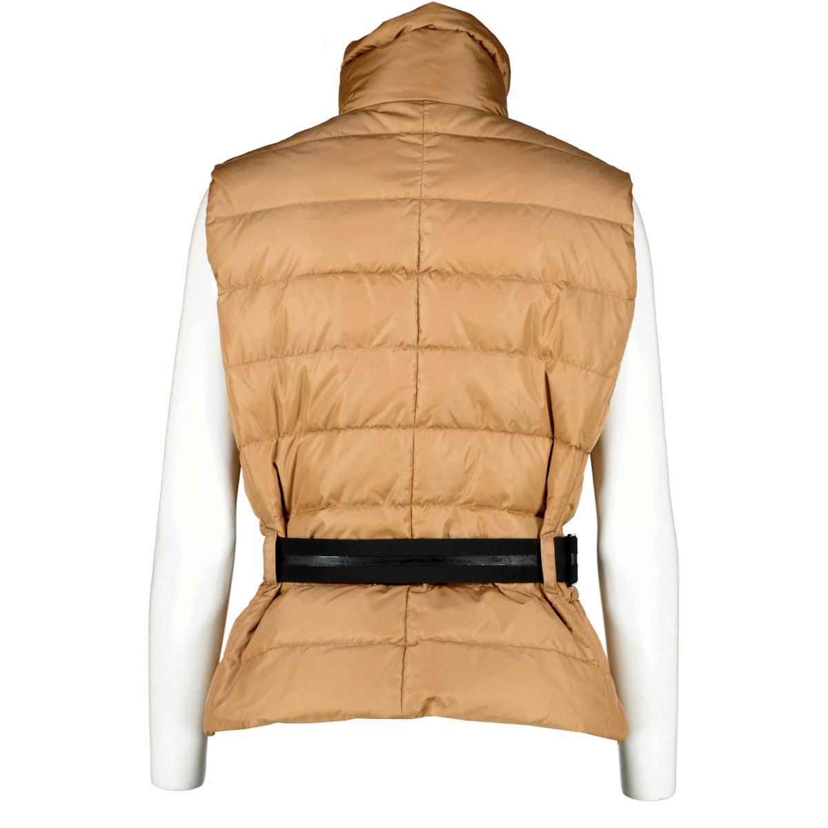 Moncler Gaelle Padded Camel Body Warmer Gilet - Size 2