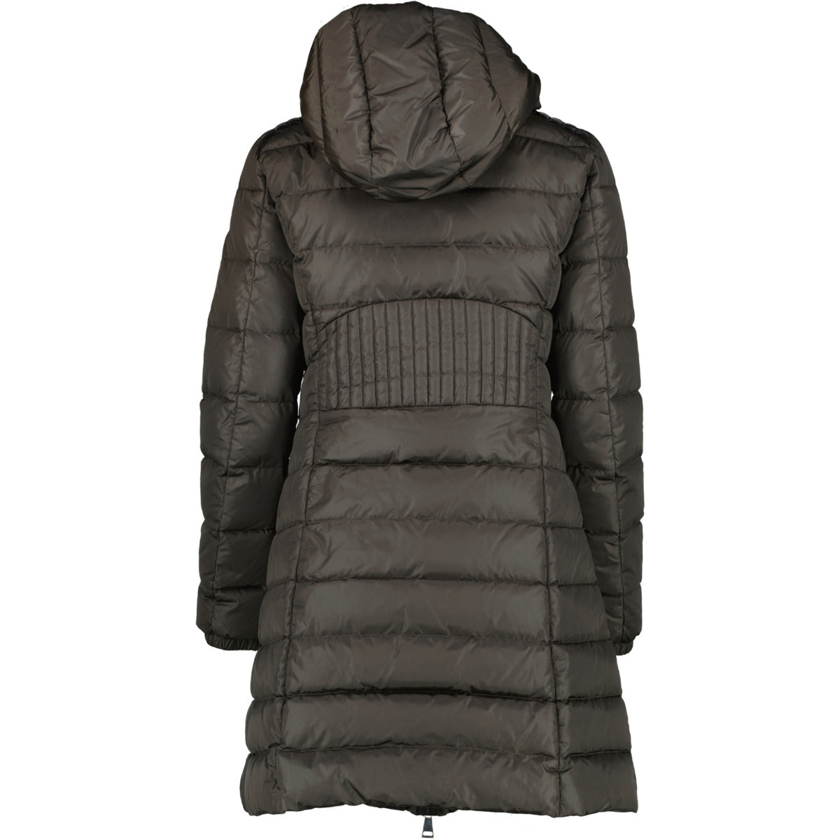 Moncler Khaki Grey Longline Jacket - size 1