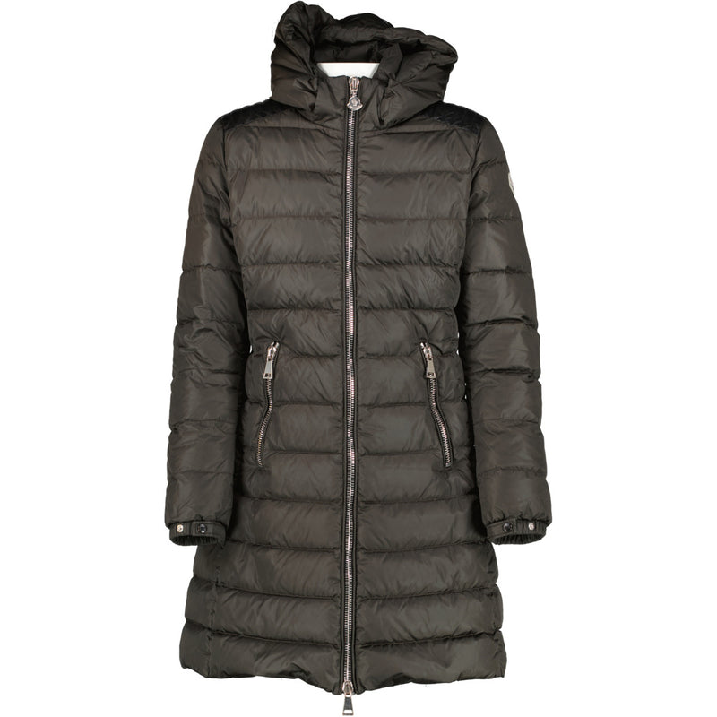 Moncler Khaki Grey Longline Jacket - size 1