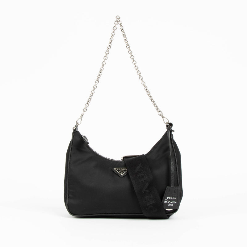 Shop this 100% authentic Prada Black Re-Nylon Re-Edition 2005 Bag at Labellov.com