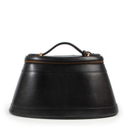 Shop safe online authentic second hand Delvaux Black Leather Travel Bag.