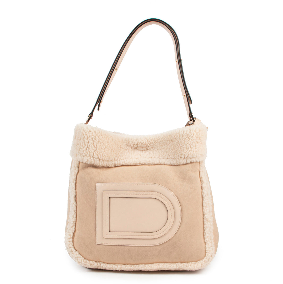 Delvaux Louise Hobo MM Mouton Retourné