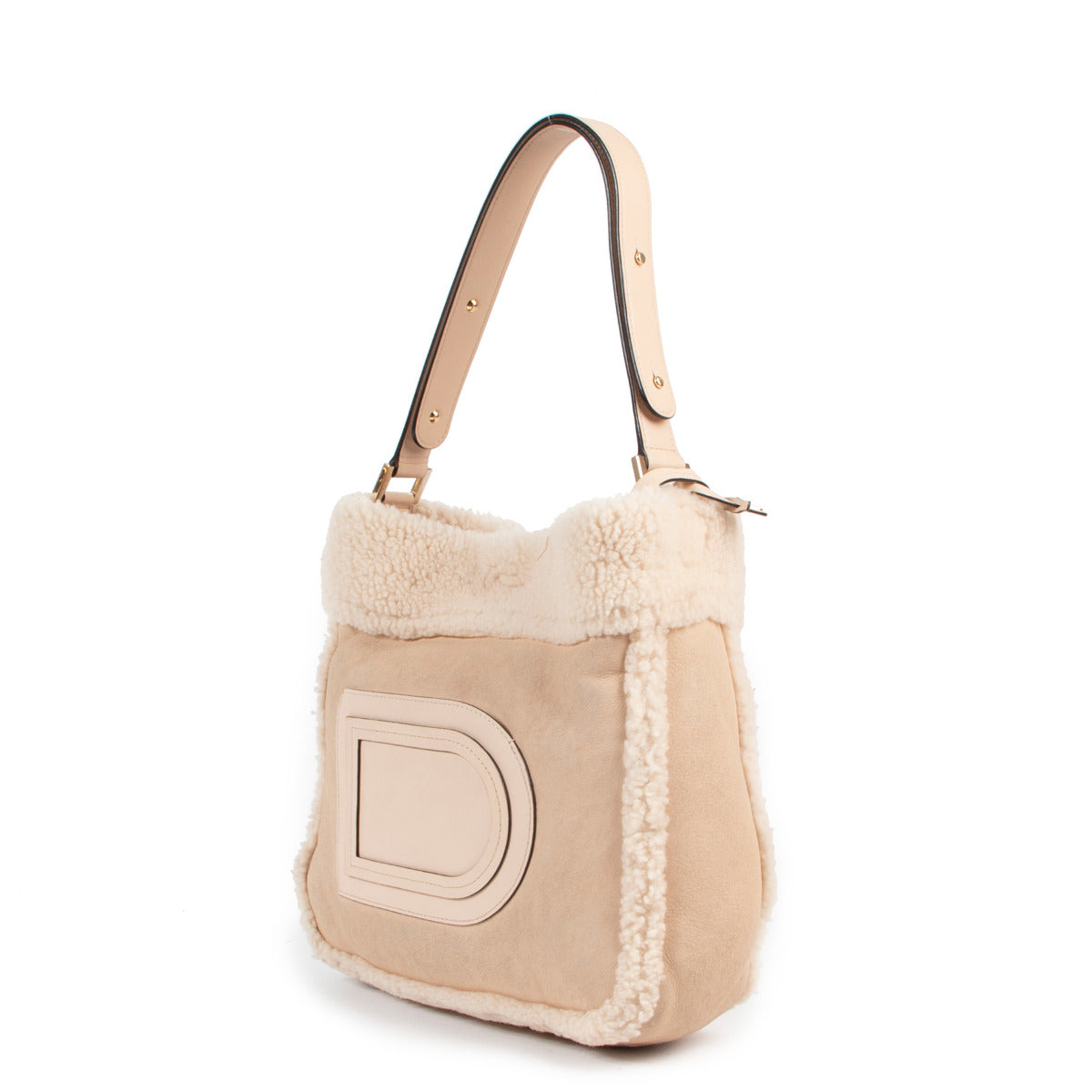 Delvaux Louise Hobo MM Mouton Retourné
