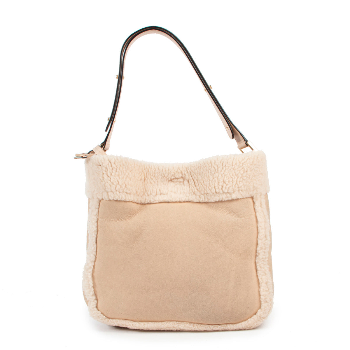 Delvaux Louise Hobo MM Mouton Retourné