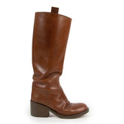 Shop safe online authentic A.F. Vandevorst Cognac Boots in Size 38 at Labellov.com.
